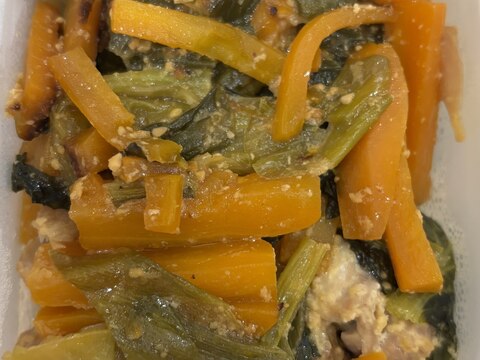 圧力鍋☆野菜たっぷり味噌ヨーグルト鶏肉